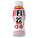 ÜFIT Strawberry Flavour High Protein Milkshake 310ml (Case of 12)  Adomoo